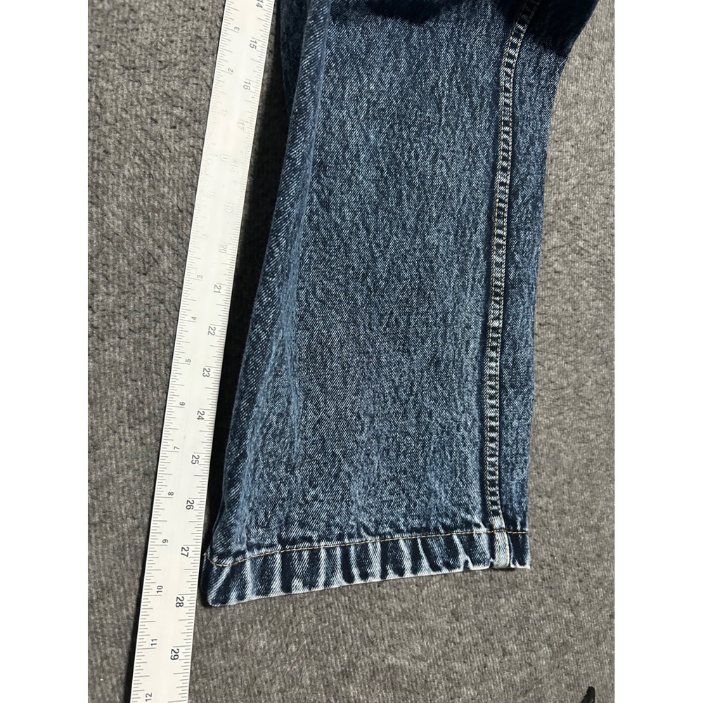 JNCO pachinno baggy jeans hip hop embroidery Y2K skater fit 28X28 (tag 30X29 - Picture 7 of 8